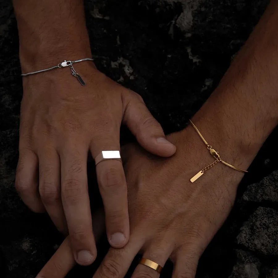 Apex Urban™ 18K Gold & White Gold Plated Stainless Steel Bracelet - Nikoleit