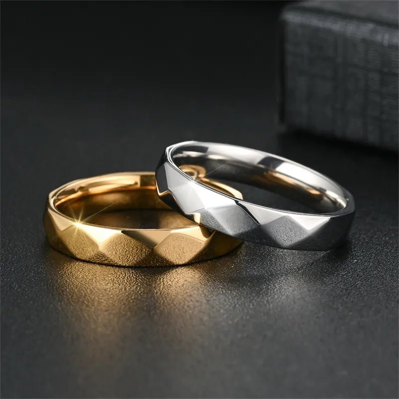 Argyle Crest™ 18K Gold Plated Stainless Steel Men’s Band Ring - Nikoleit