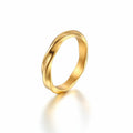 Aureum Line™ 18K Gold Plated Stainless Steel Unisex Ring - Nikoleit