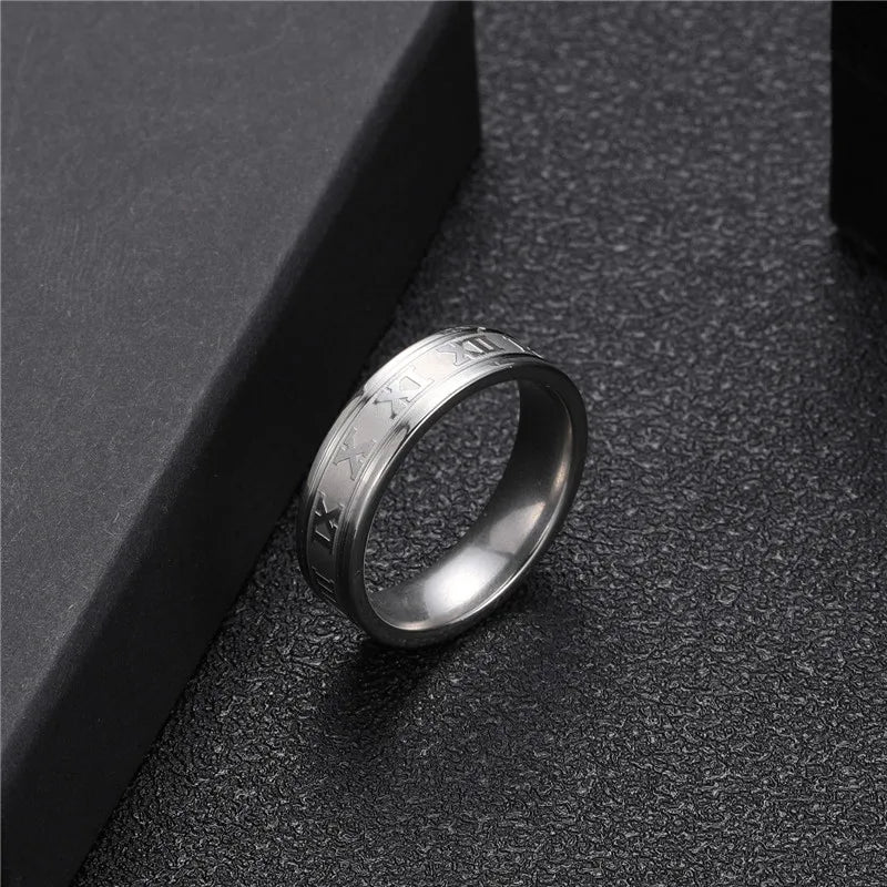 Aureus Round™ 18K Gold - Plated Men’s Stainless Steel Ring - Nikoleit