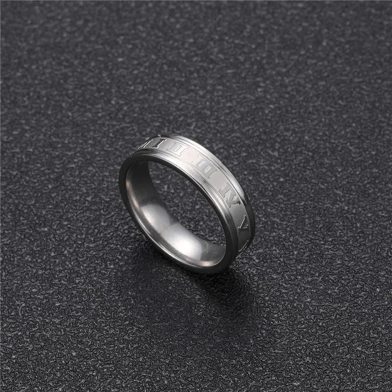 Aureus Round™ 18K Gold - Plated Men’s Stainless Steel Ring - Nikoleit