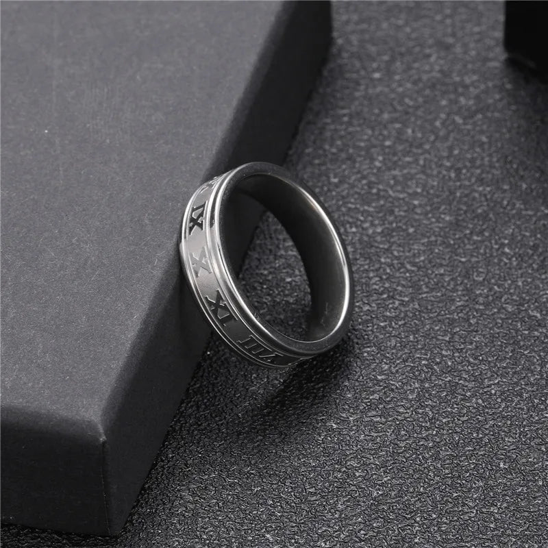 Aureus Round™ 18K Gold - Plated Men’s Stainless Steel Ring - Nikoleit