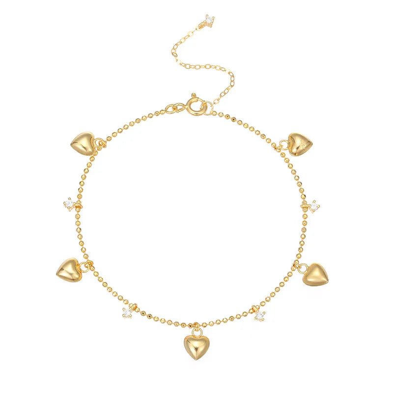 Cœur Cascade™ S925 Heart Tassel Zircon Bracelet - Nikoleit