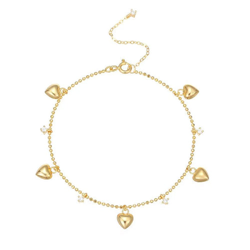 Cœur Cascade™ S925 Heart Tassel Zircon Bracelet - Nikoleit