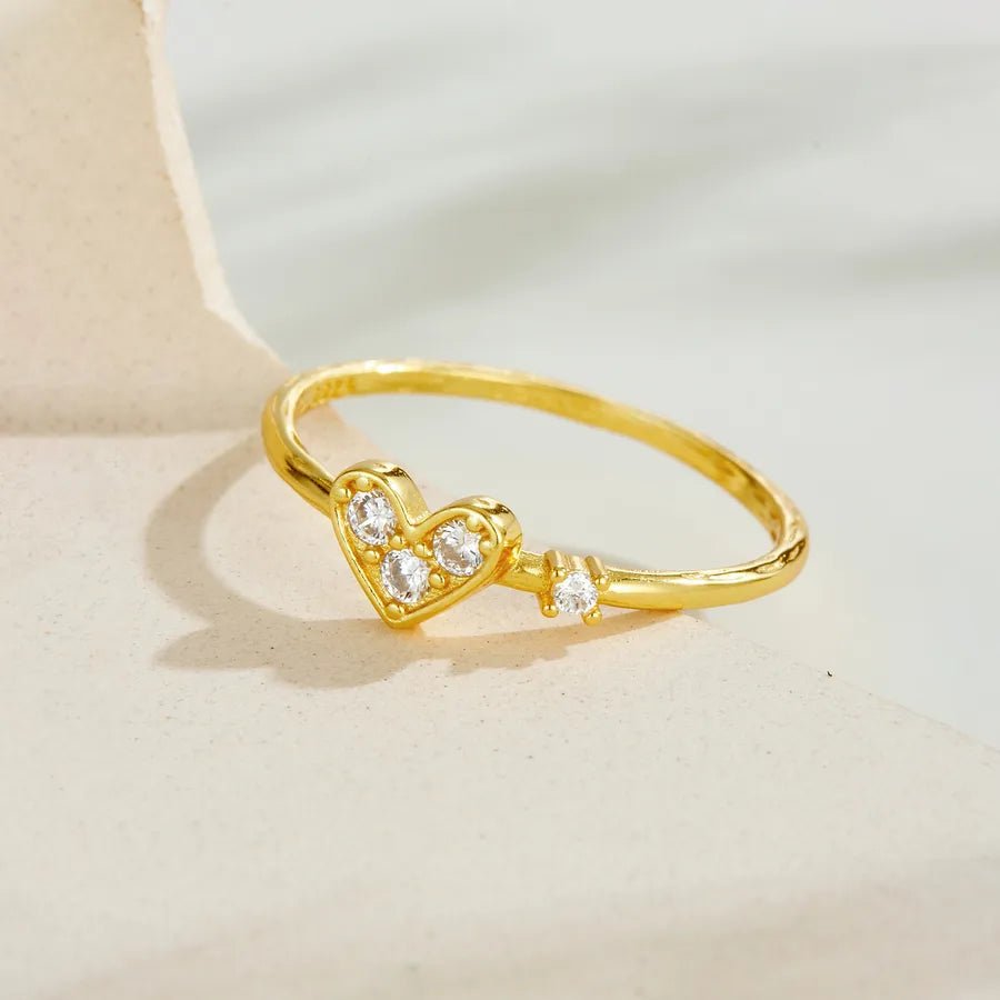 Cœur Noué™ S925 Bowknot Heart Zircon Ring - Nikoleit