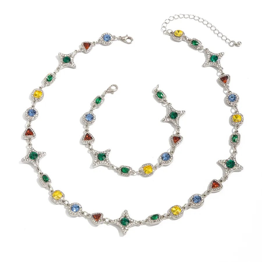 Colorful Gem Cross Star Set - Nikoleit