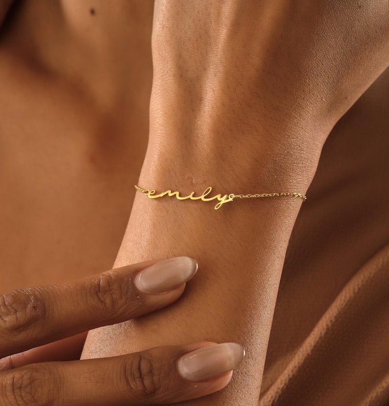 Customizable name design exquisite fashion bracelet - Nikoleit