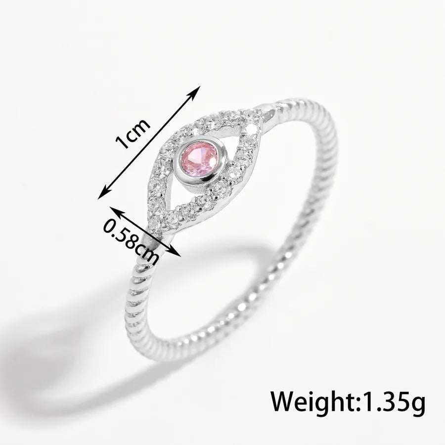 Fleur de Cœur™ Platinum - Plated Zircon Ring - Nikoleit