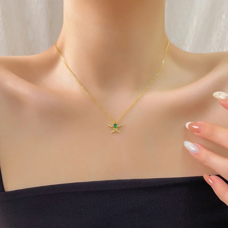 L’Essor Swallow™ S925 Diamond - Embedded Kite Necklace - Nikoleit