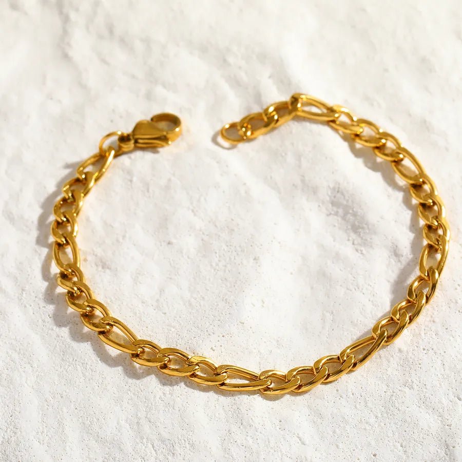 Linea Forge™ Classic Figaro Men’s Stainless Steel Necklace - Nikoleit