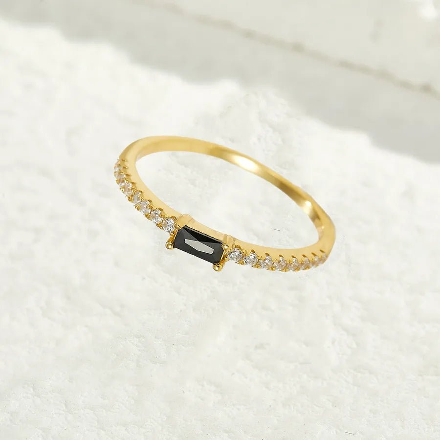 Luna Veil™ 18K Gold - Plated Zircon Ring - Nikoleit