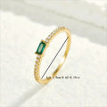 Luna Veil™ 18K Gold - Plated Zircon Ring - Nikoleit