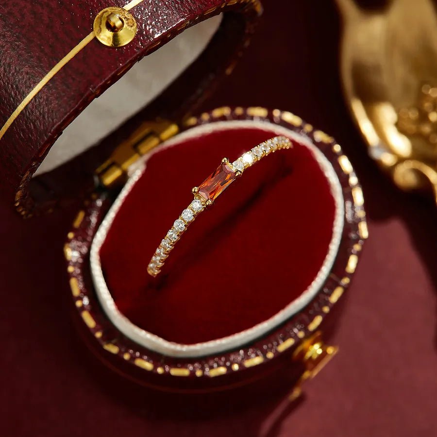 Luna Veil™ 18K Gold - Plated Zircon Ring - Nikoleit