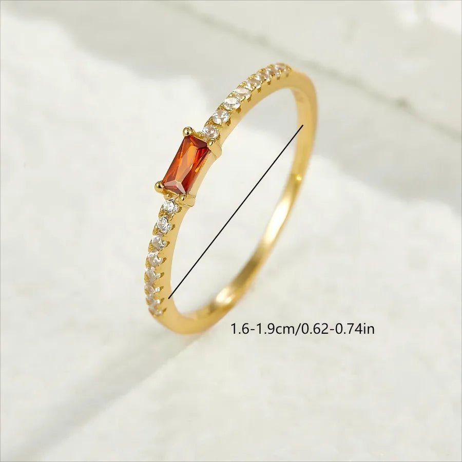 Luna Veil™ 18K Gold - Plated Zircon Ring - Nikoleit