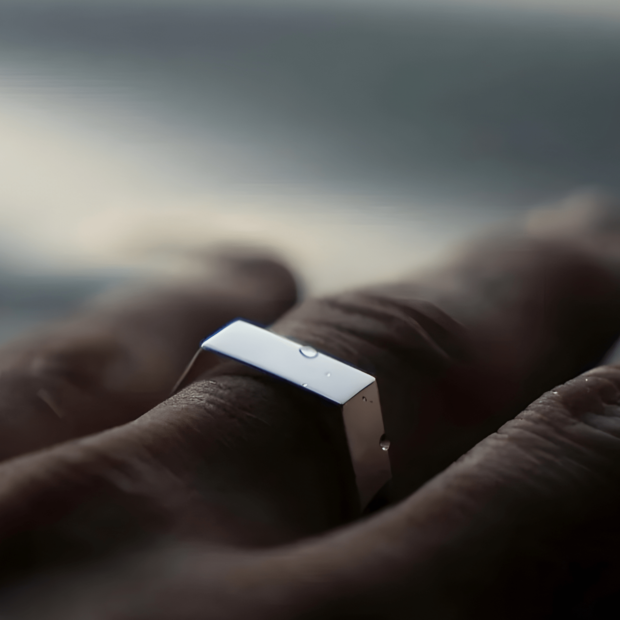 Men’s Geometric Open Ring – 18K Gold & White Gold Edition - Nikoleit