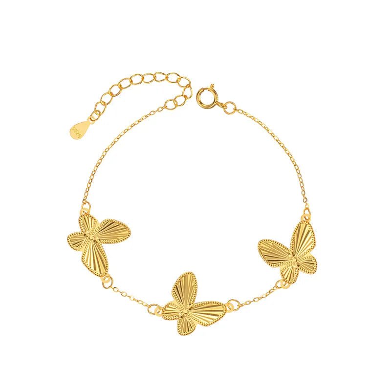 Papillon Épure™ S925 Sterling Silver Butterfly Bracelet - Nikoleit