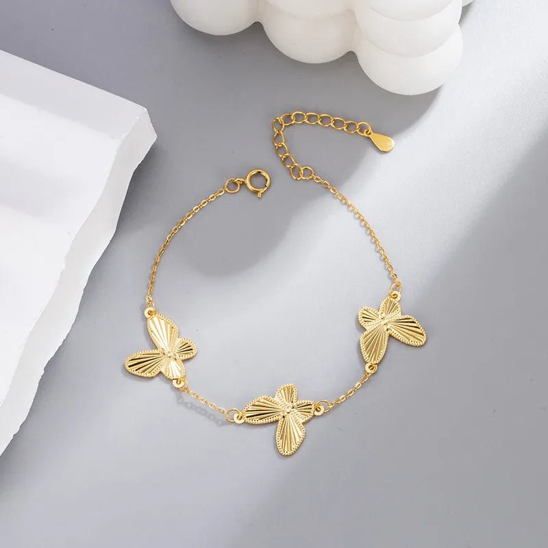 Papillon Épure™ S925 Sterling Silver Butterfly Bracelet - Nikoleit