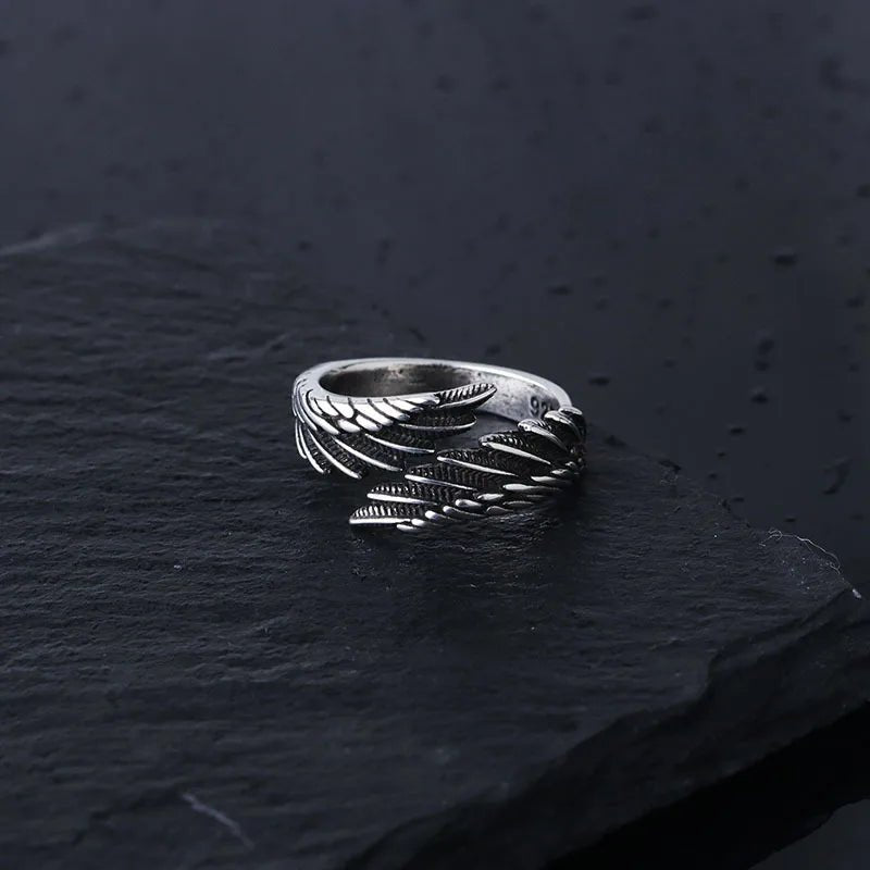 Silver Wing Ring – Retro Edition - Nikoleit
