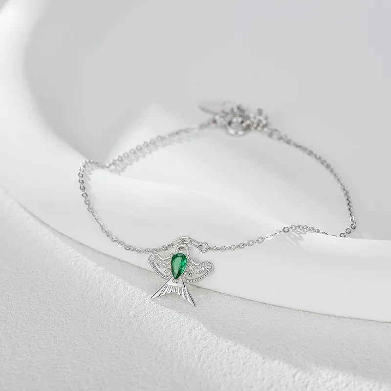 Swallow’s Flight™ S925 Diamond - Embedded Spring Kite Bracelet - Nikoleit